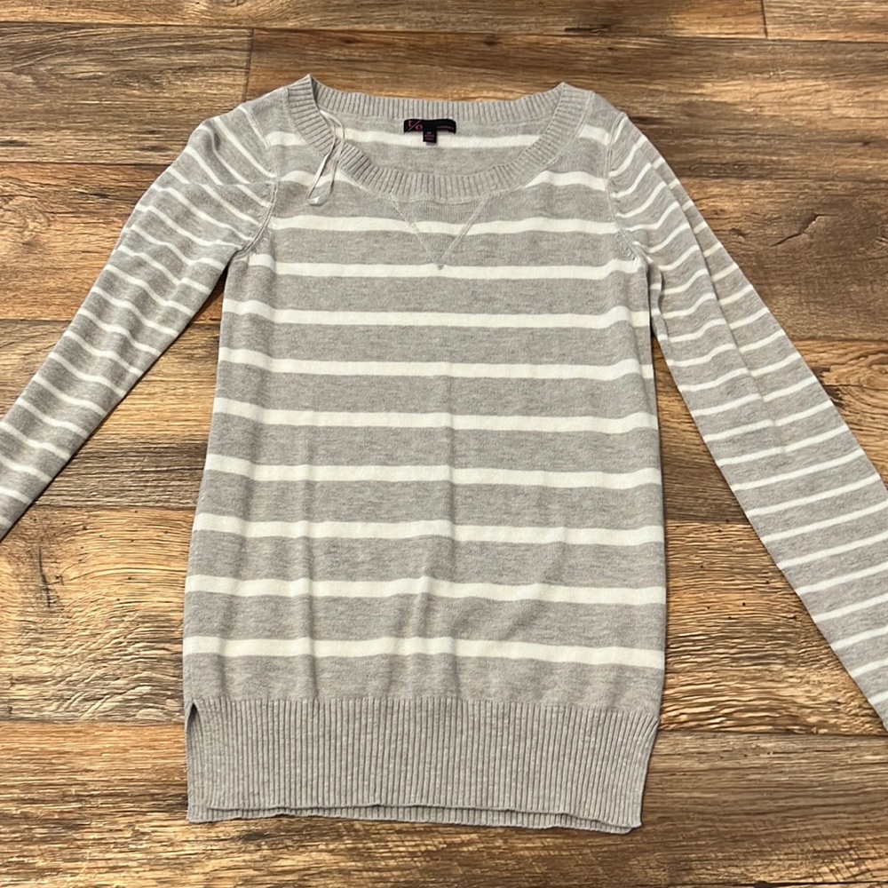 Womens striped sweater size medium